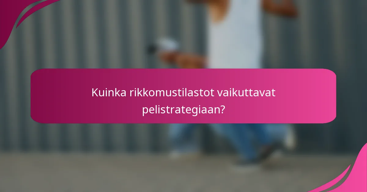 Kuinka rikkomustilastot vaikuttavat pelistrategiaan?